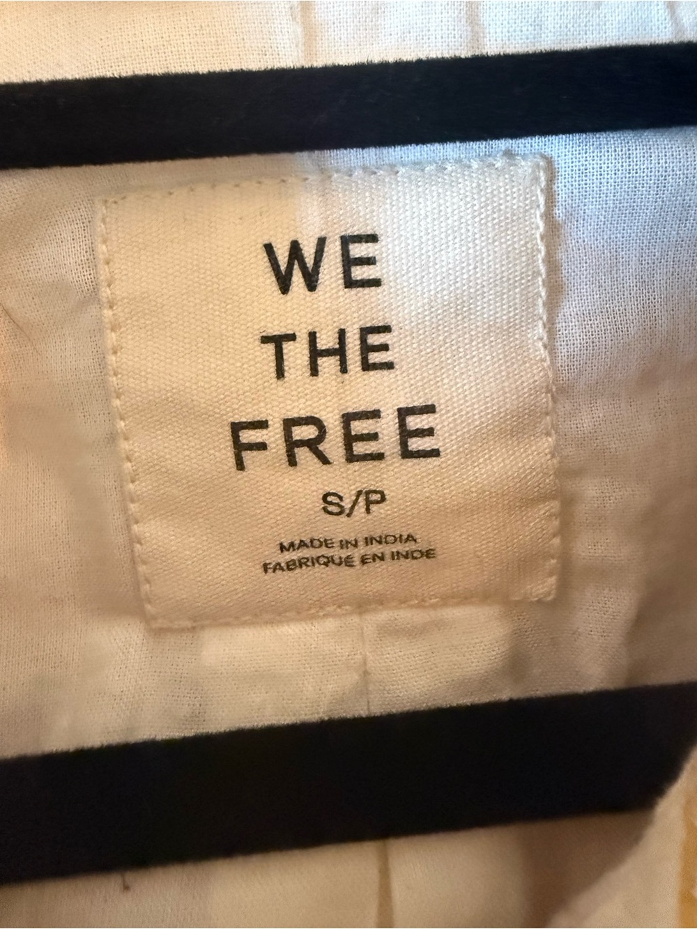 We The Free Cream Embroidered Floral Jean Jacket with Yellow & Orange Flowers - Picture 8 of 10